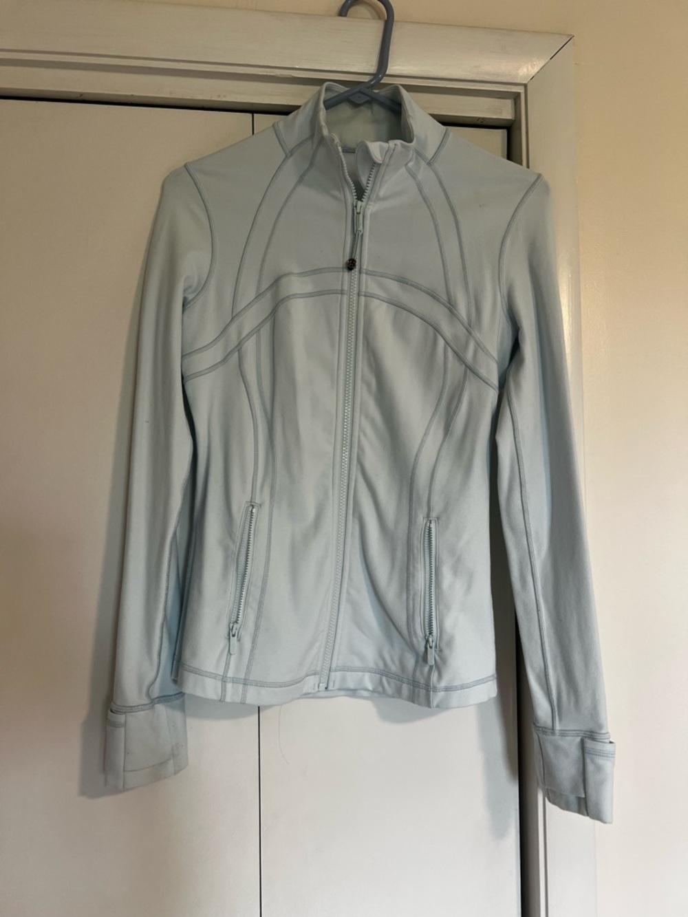 lululemon athletica Light Blue Full-Zip Performance Jacket